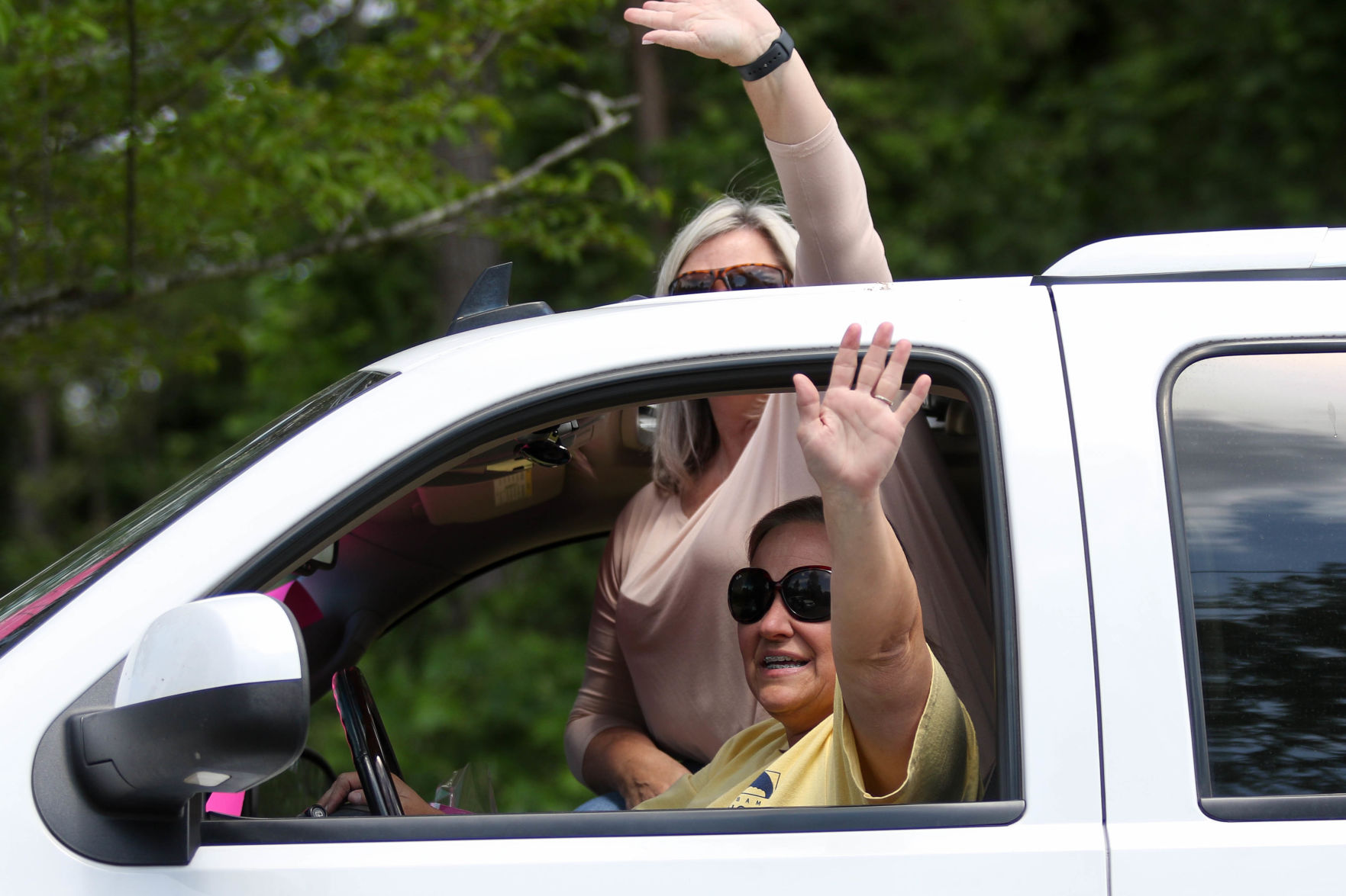 Car parade for Oak Park Nursing Home and Independent Living Community residents